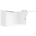 Armoire murale de cuisine Kalmar blanc bois d'ingénierie