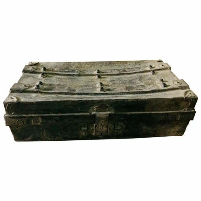 Valise décorative Alexandra House Living Marron Fer Style artisanal 3