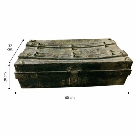 Valise décorative Alexandra House Living Marron Fer Style artisanal 3