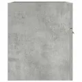 Armoire de lavabo de salle de bain gris béton 41x38,5x46 cm