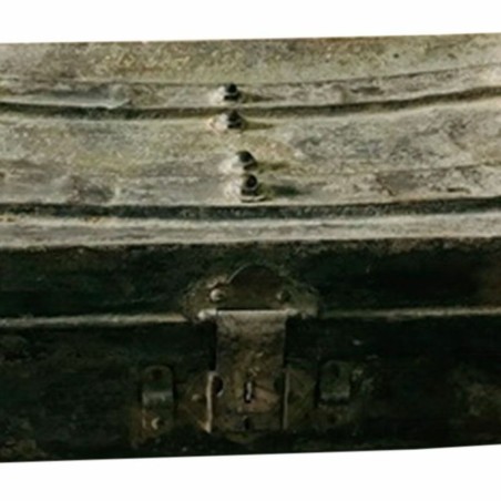 Valise décorative Alexandra House Living Marron Fer Style artisanal 3