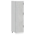 Armoire de cuisine Lucca gris béton bois d'ingénierie