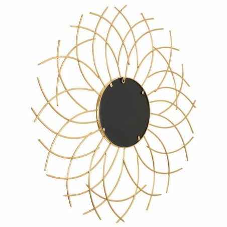 Specchio da parete Alexandra House Living Dorato 3 x 89 x 89 cm Cerchi
