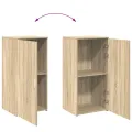 Armoire rangement chêne sonoma 50x45x103,5 cm bois d'ingénierie