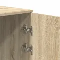 Armoire rangement chêne sonoma 50x45x103,5 cm bois d'ingénierie