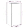 Armoire rangement chêne sonoma 50x45x103,5 cm bois d'ingénierie