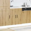 Meuble bas pour évier Kalmar chêne artisanal bois d'ingénierie