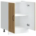 Meuble bas pour évier Kalmar chêne artisanal bois d'ingénierie