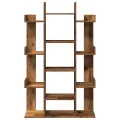 Bibliothèque vieux bois 86x25,5x140 cm bois d'ingénierie