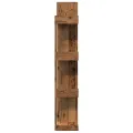 Bibliothèque vieux bois 86x25,5x140 cm bois d'ingénierie