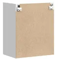 Armoire murale de cuisine Kalmar blanc bois d'ingénierie