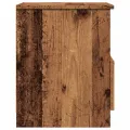 Table de chevet vieux bois 40x40x50 cm bois d’ingénierie