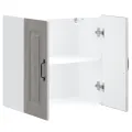 Armoire murale de cuisine Kalmar sonoma gris bois d'ingénierie