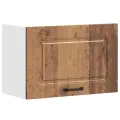 Armoire murale de cuisine Kalmar vieux bois bois d'ingénierie
