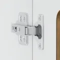 Armoire murale de cuisine avec porte en verre Kalmar chêne fumé