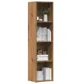 Bibliothèque chêne artisanal 36x30x143 cm bois d'ingénierie