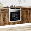 Armoire à four Kalmar chêne fumé bois d'ingénierie