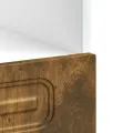 Armoire à four Kalmar chêne fumé bois d'ingénierie