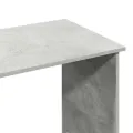 Bureau gris béton 102x50x75 cm bois d'ingénierie