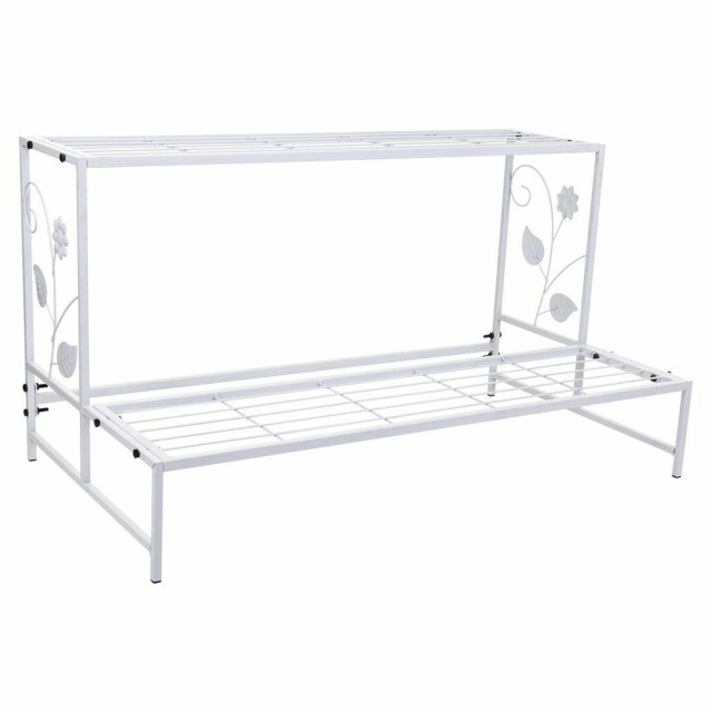 Soporte para Maceta Alexandra House Living Blanco Hierro 44 x 44 x 80