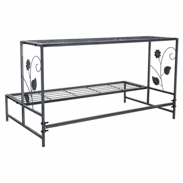 Flower Pot Stand Alexandra House Living Grey Iron 44 x 44 x 80 cm