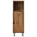 Armoire de salle de bain vieux bois 30x30x95 cm bois ingénierie