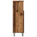 Armoire de salle de bain vieux bois 30x30x95 cm bois ingénierie