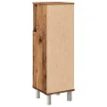 Armoire de salle de bain vieux bois 30x30x95 cm bois ingénierie