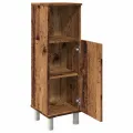Armoire de salle de bain vieux bois 30x30x95 cm bois ingénierie