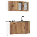 Ensemble d'armoires de cuisine 4 pcs Kalmar bois d'ingénierie