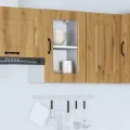 Armoire murale de cuisine avec porte en verre Kalmar