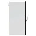 Armoire murale de cuisine Kalmar noir bois d'ingénierie