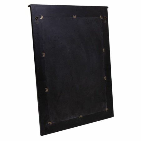Espejo de pared Alexandra House Living Negro 3 x 90 x 70 cm Rectangula