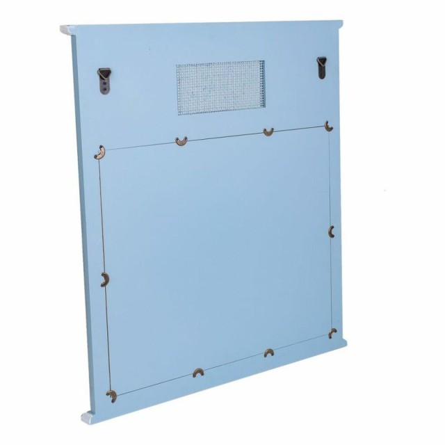 Specchio da parete Alexandra House Living Azzurro 3 x 76 x 70 cm Retta