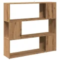 Bibliothèque/Séparateur de pièce chêne artisanal 100x24x94 cm