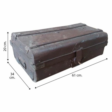 Valise décorative Alexandra House Living Marron Fer Style artisanal 3 2
