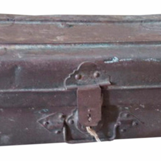 Valise décorative Alexandra House Living Marron Fer Style artisanal 3