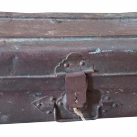 Decorative suitcase Alexandra House Living Brown Iron Traditional styl