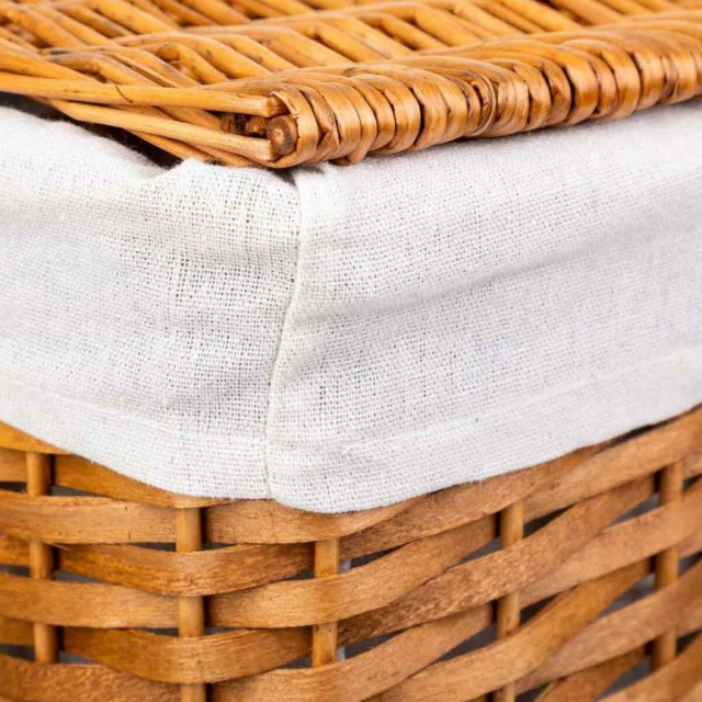 Korb für schmutzige Wäsche Alexandra House Living Braun 36 x 54 x 45