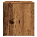 Table d'appoint vieux bois 59x36x38 cm bois d'ingénierie