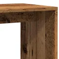 Table d'appoint vieux bois 59x36x38 cm bois d'ingénierie