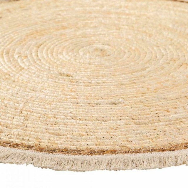 Teppich Alexandra House Living Braun Naturfaser 78 x 78 cm kreisförmi