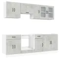 Ensemble d'armoires de cuisine 8 pcs Kalmar bois d'ingénierie