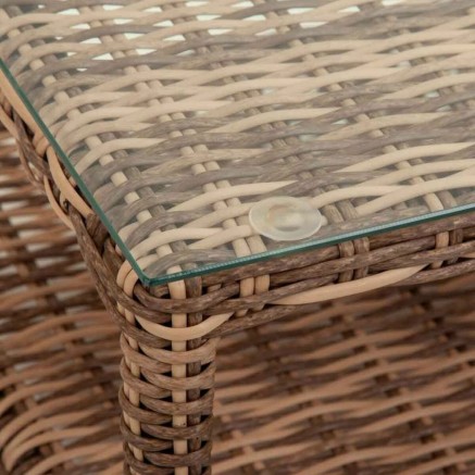 Set Tavolo con 2 Sedie Alexandra House Living Marrone Naturale 4 Pezzi 2