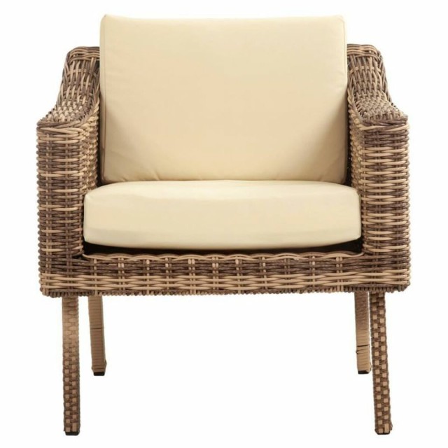 Conjunto de Mesa con 2 Sillones Alexandra House Living Marrón Natural