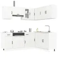 Ensemble d'armoires de cuisine 11 pcs Kalmar bois d'ingénierie