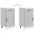 Armoire de cuisine Kalmar sonoma gris bois d'ingénierie