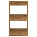 Bibliothèque/Séparateur de pièce chêne artisanal 40x30x72 cm