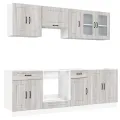 Ensemble d'armoires de cuisine 8 pcs Kalmar bois d'ingénierie