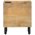Tables de chevet 2 pcs 40x33x46 cm bois de manguier solide